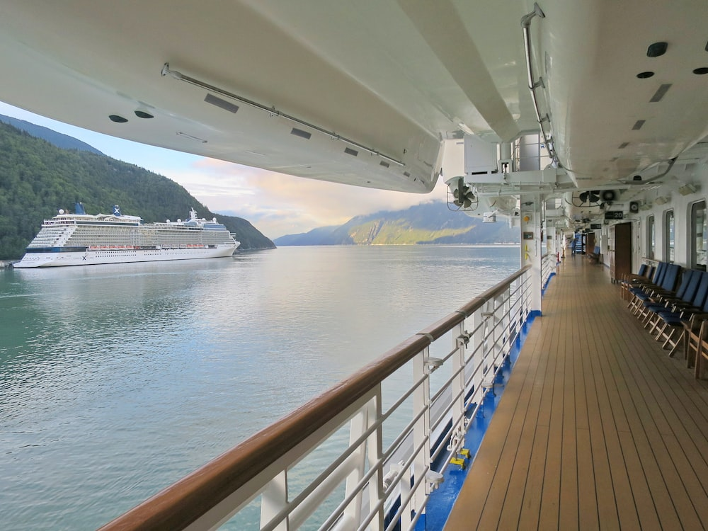 a view from a cruise ship