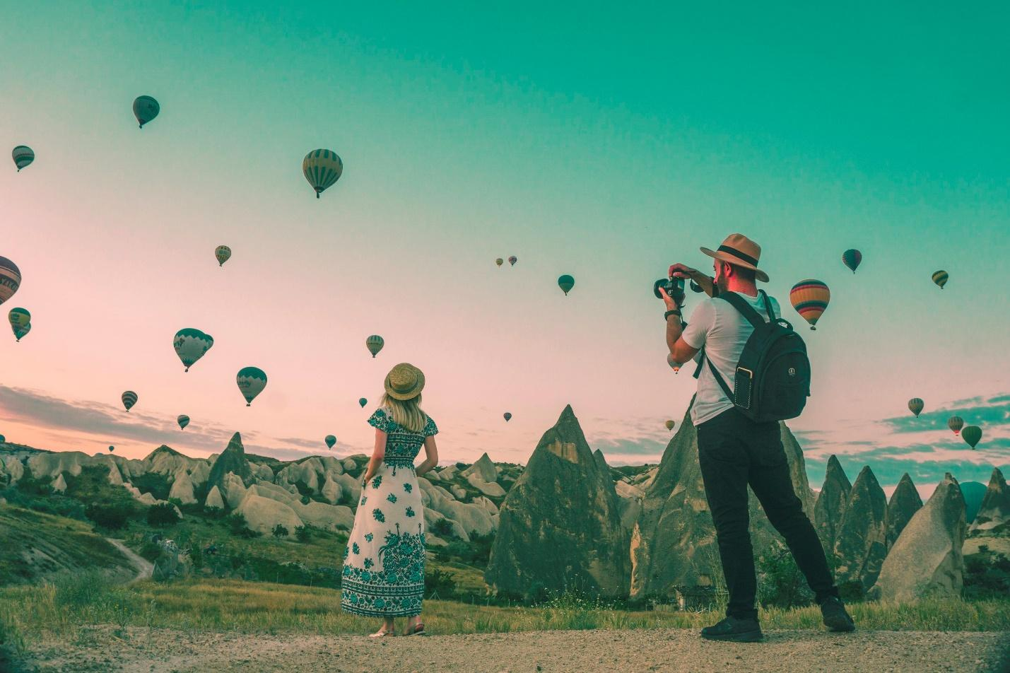 American tourists in Turkey