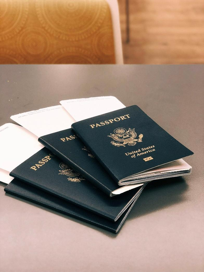 A family ready for traveling with a newborn