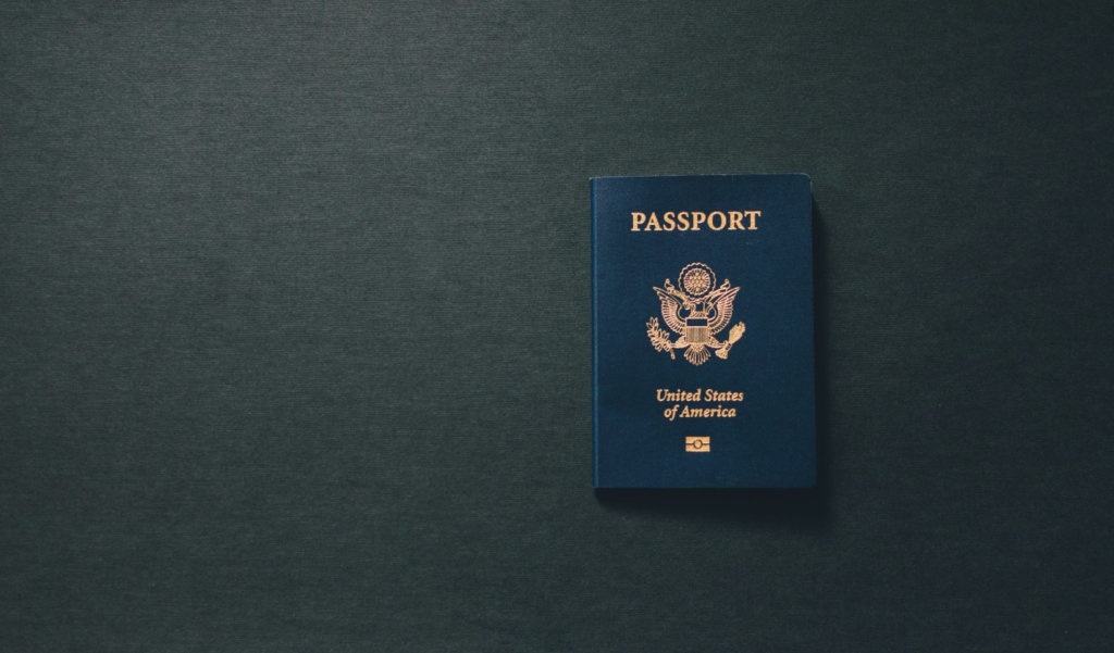 A United States of America passport.